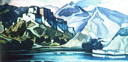 Лхаса, Н.К. Рерих