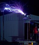 Трансформатор Теслы в действии